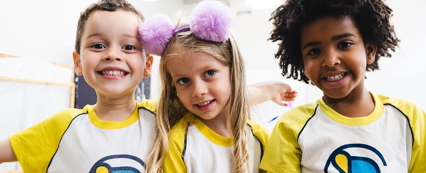 Crianças da Educação Infantil do Colégio Sarah Dawsey