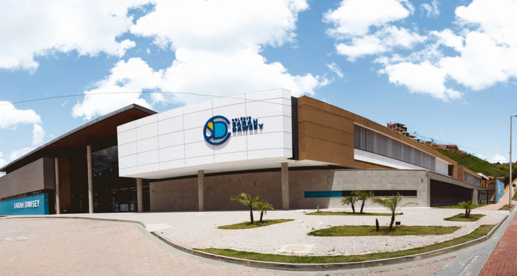 Fachada da unidade Sarah Dawsey em Santa Efigênia